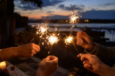 Wunderkerzen zum Geburtstag
